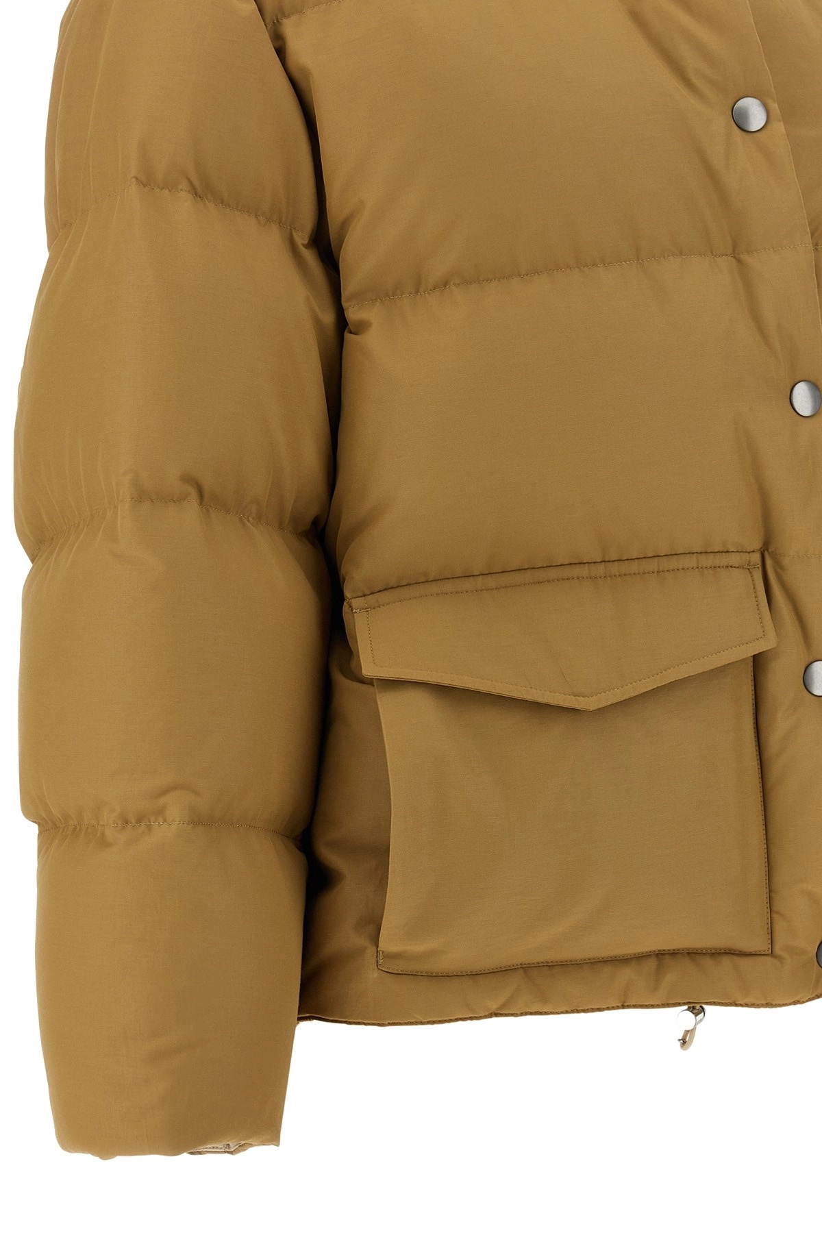 Triangle logo down jacket - 4