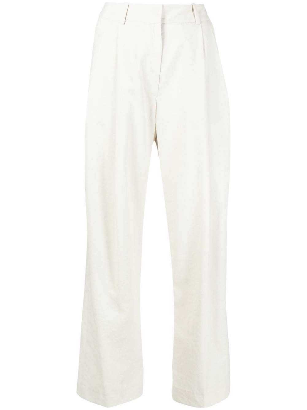 cropped tailored trousers - 1