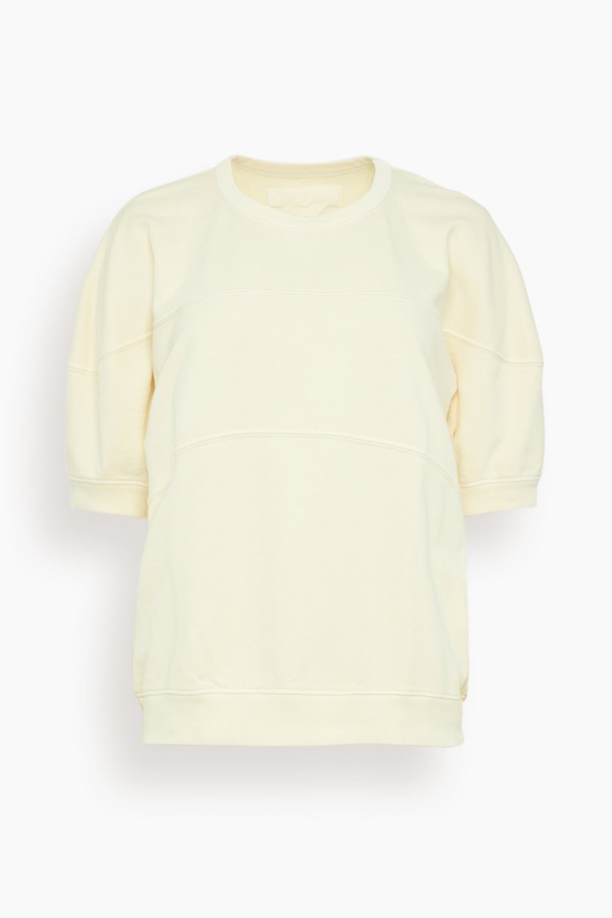 Football Sweatshirt in Meringue - 1