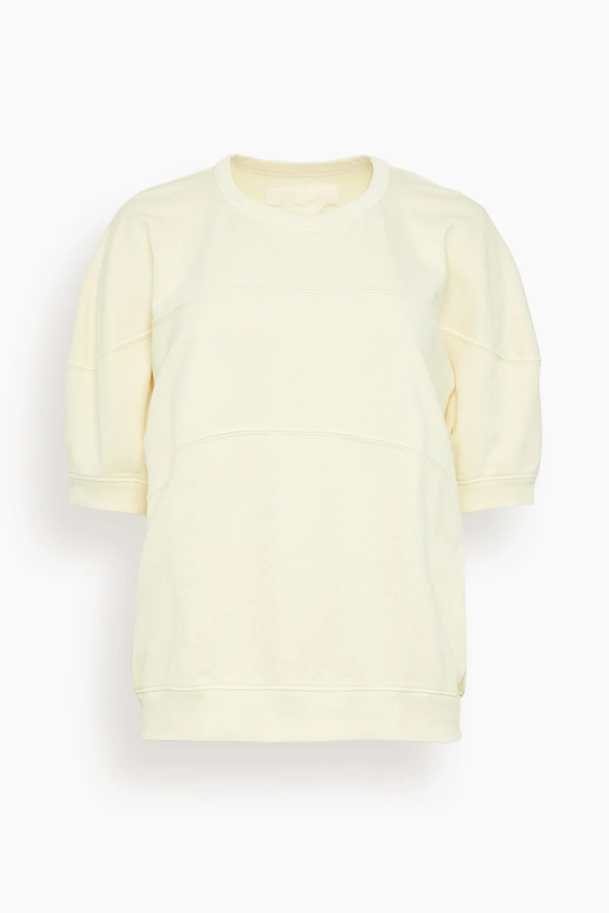 Football Sweatshirt in Meringue - 1