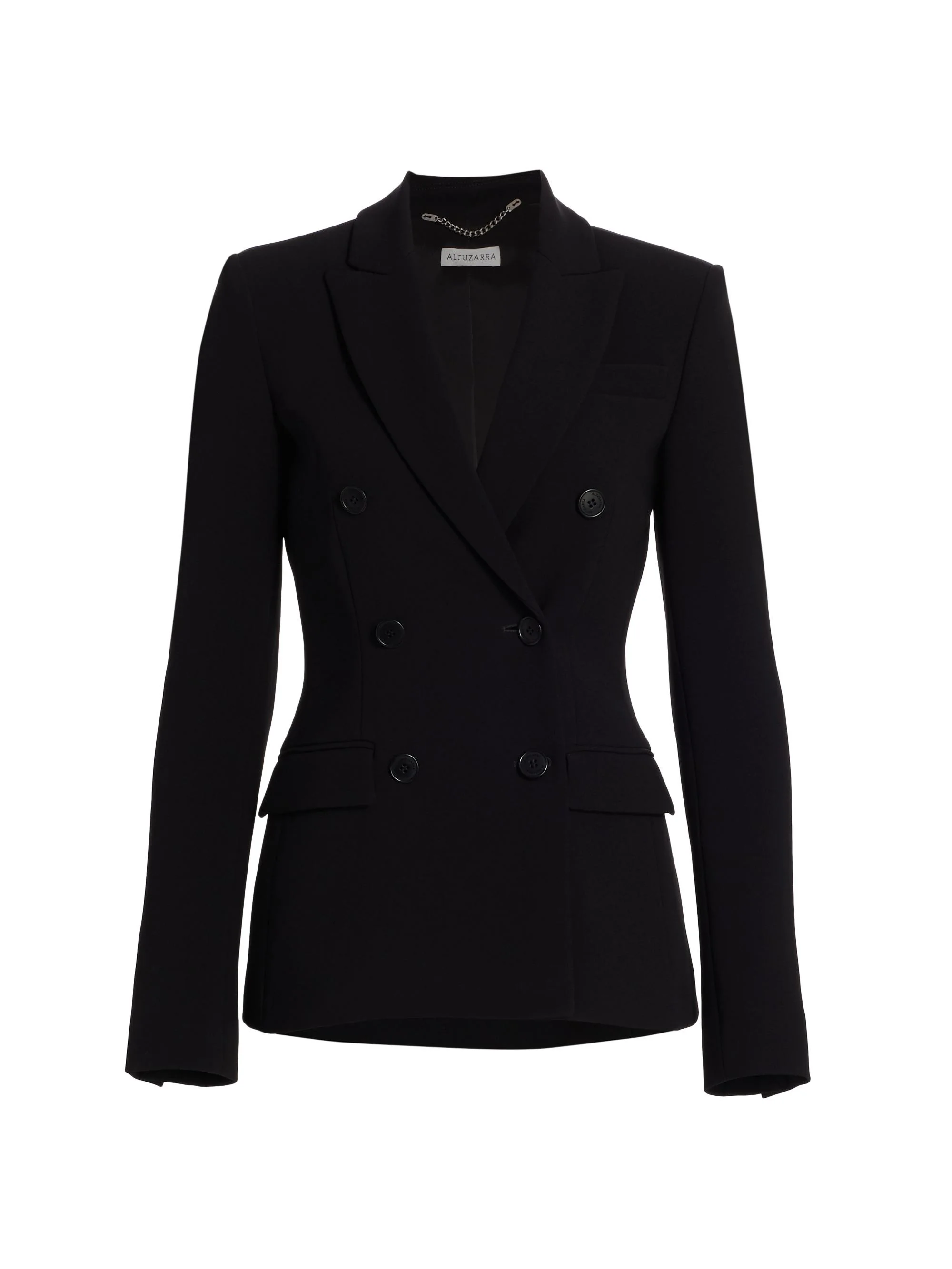 Women's Indiana Double-Breasted Jacket - Black - 1