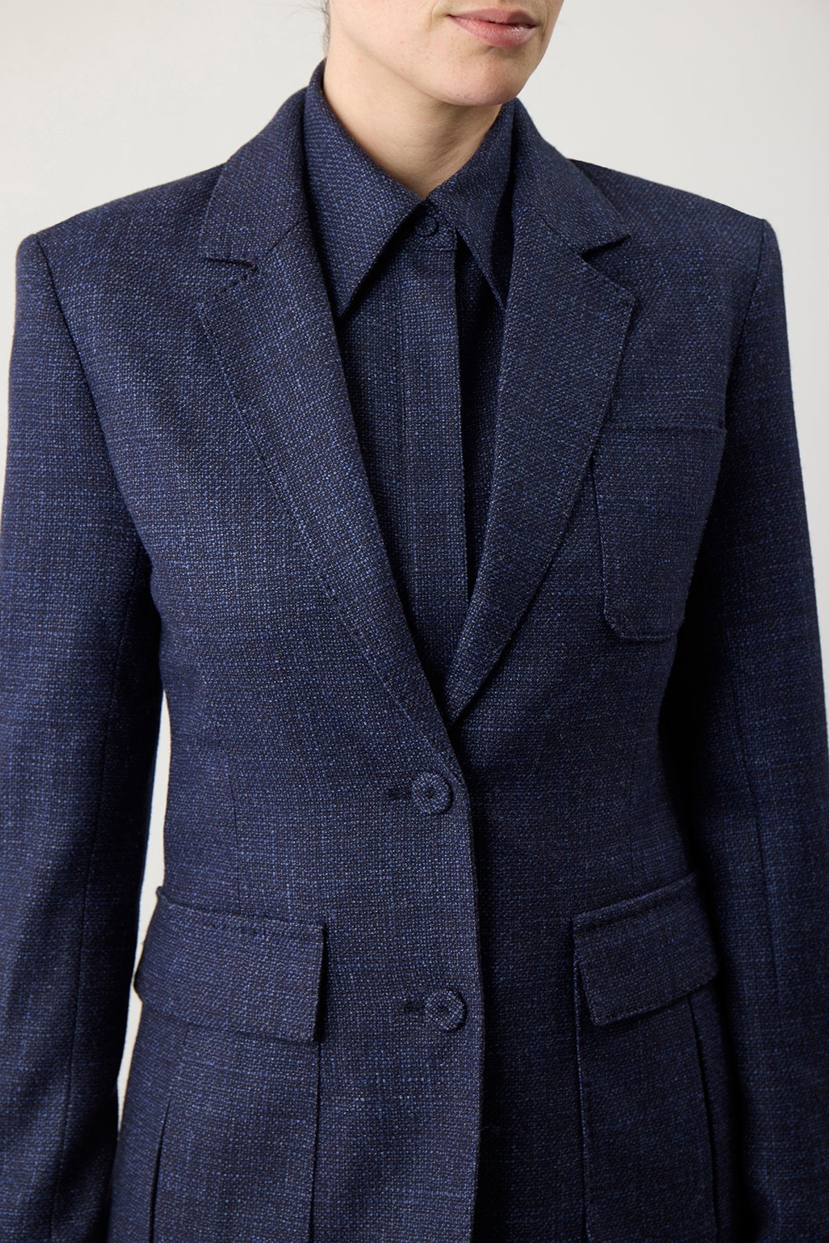 Louisa Blazer in Virgin Wool - 5