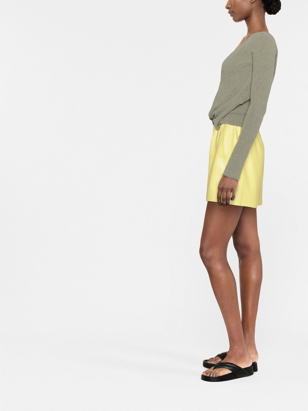 elasticated-waist shorts - 4