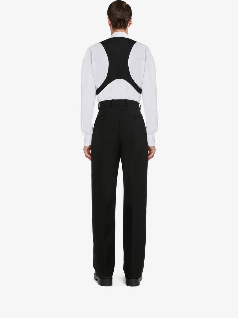 Men's Harness Shirt in White - 4