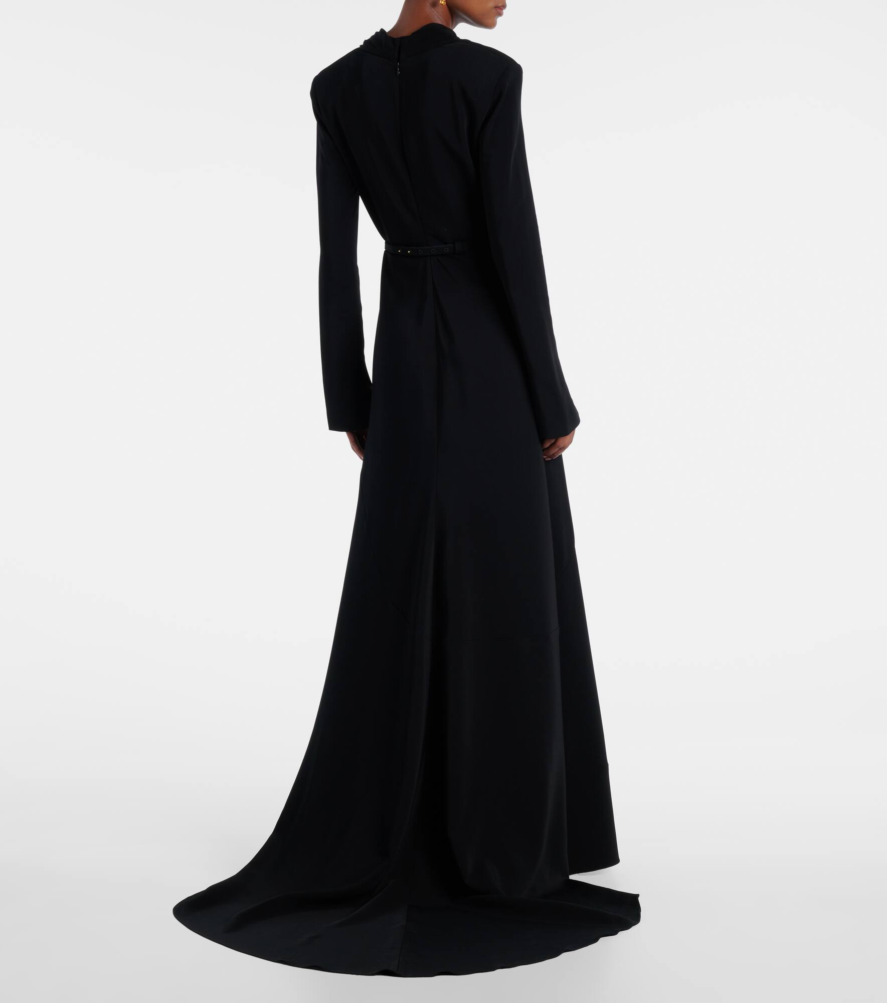 Belted cady gown - 3