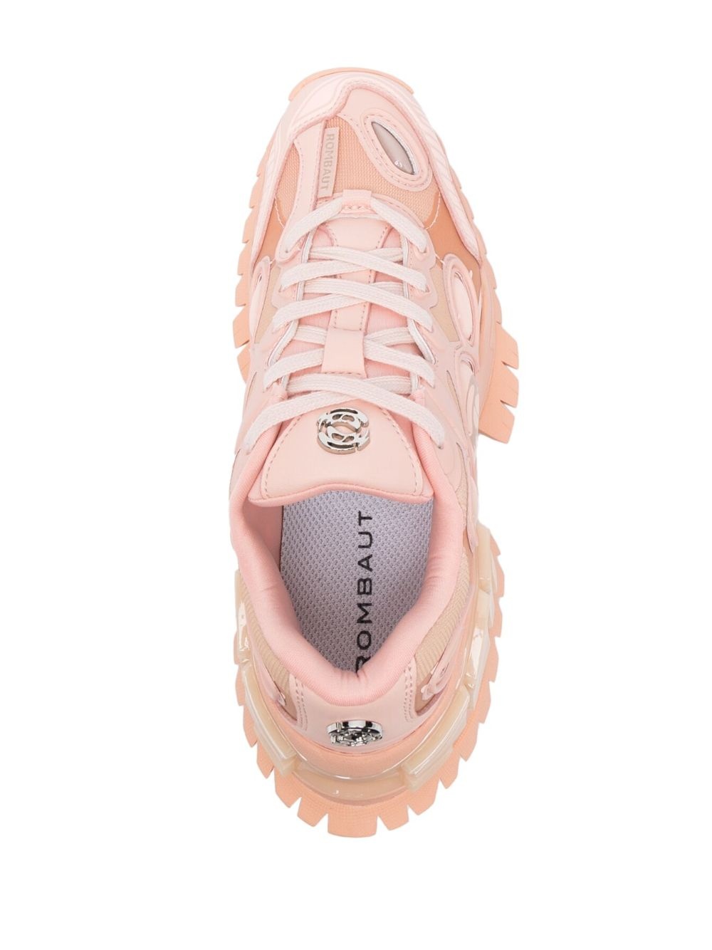 panelled chunky-sole sneakers - 4