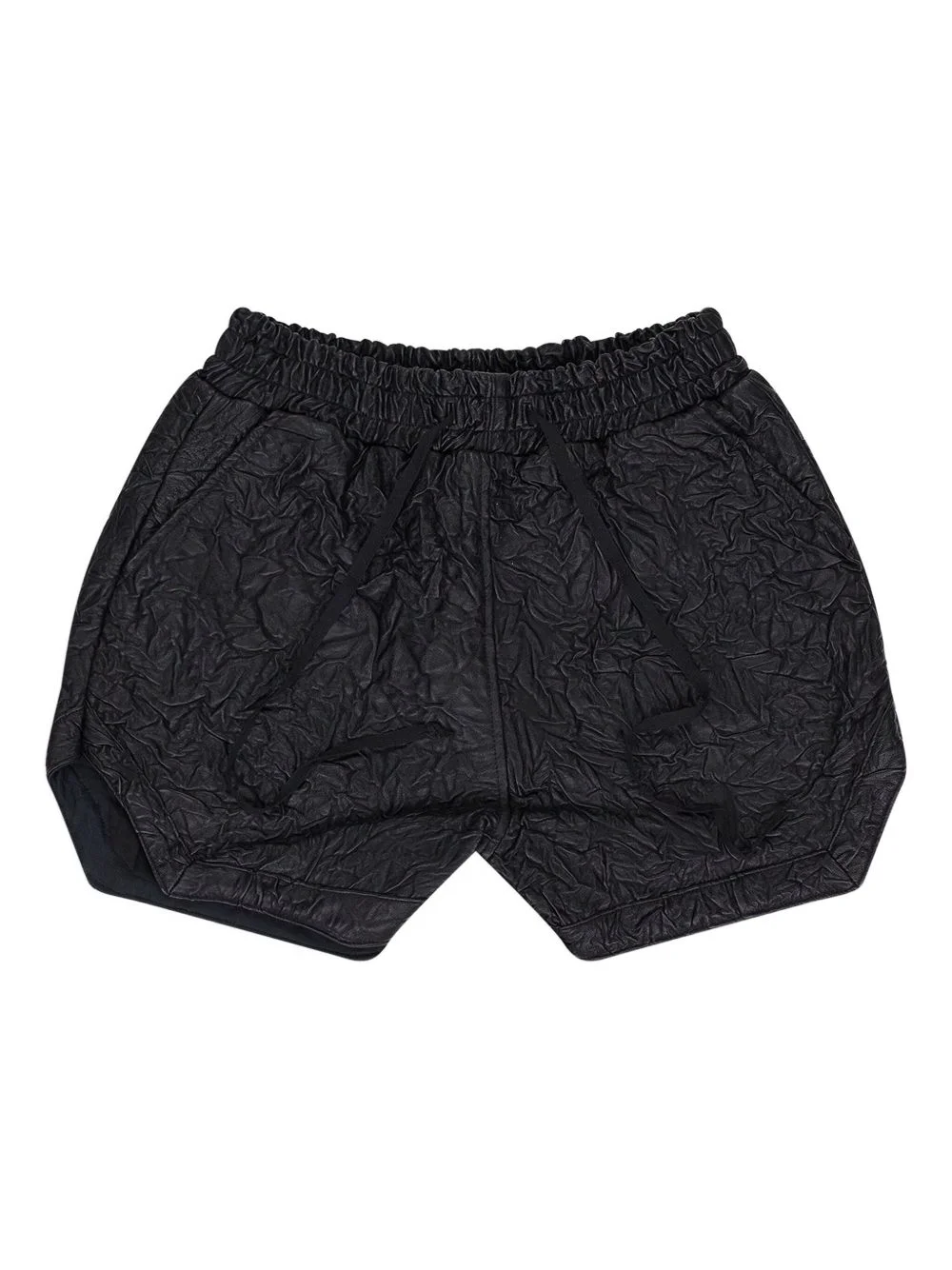 crinkled-effect shorts - 1