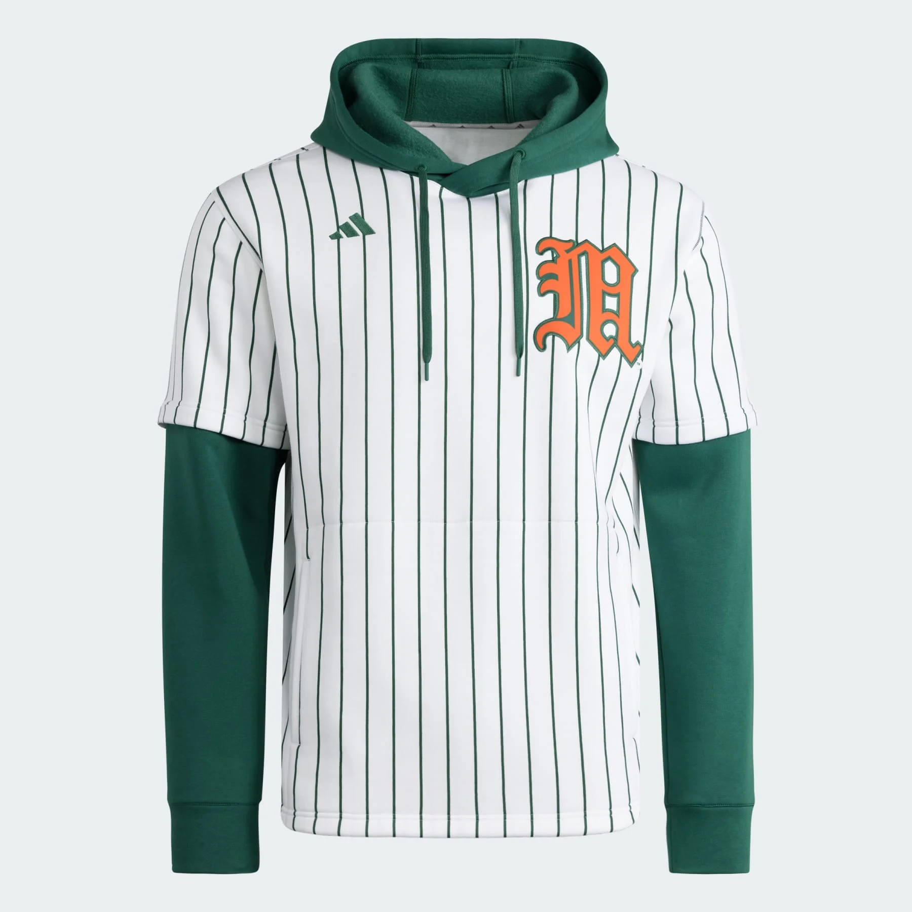 Miami Hurricanes Baseball Jersey Hoodie - 1