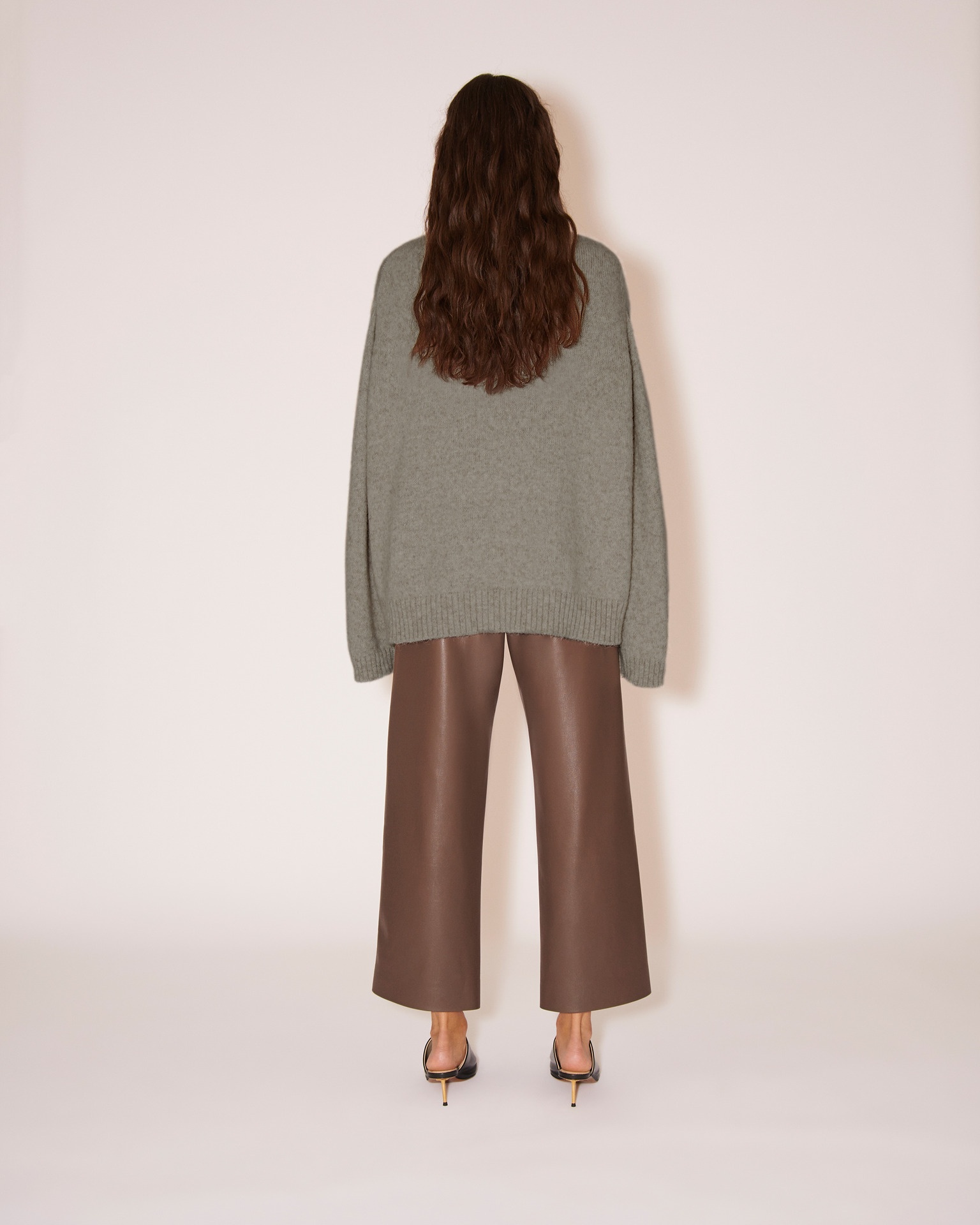 HARSHA - Alpaca cardigan - Gray - 5