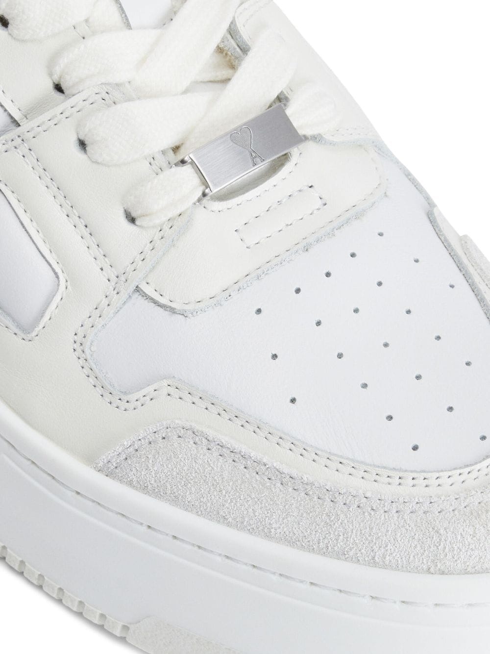 lace-up low-top sneakers - 4
