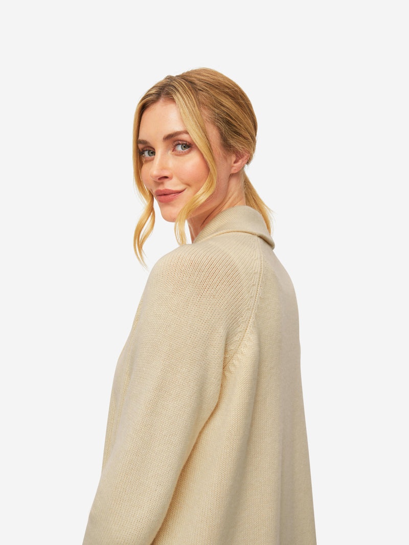 Women's Cardigan Nina 10 Cashmere Cream - 7