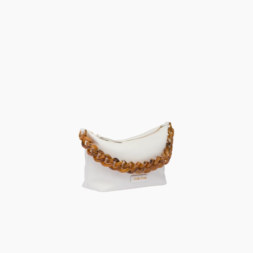 Miu Spirit Madras leather bag - 2