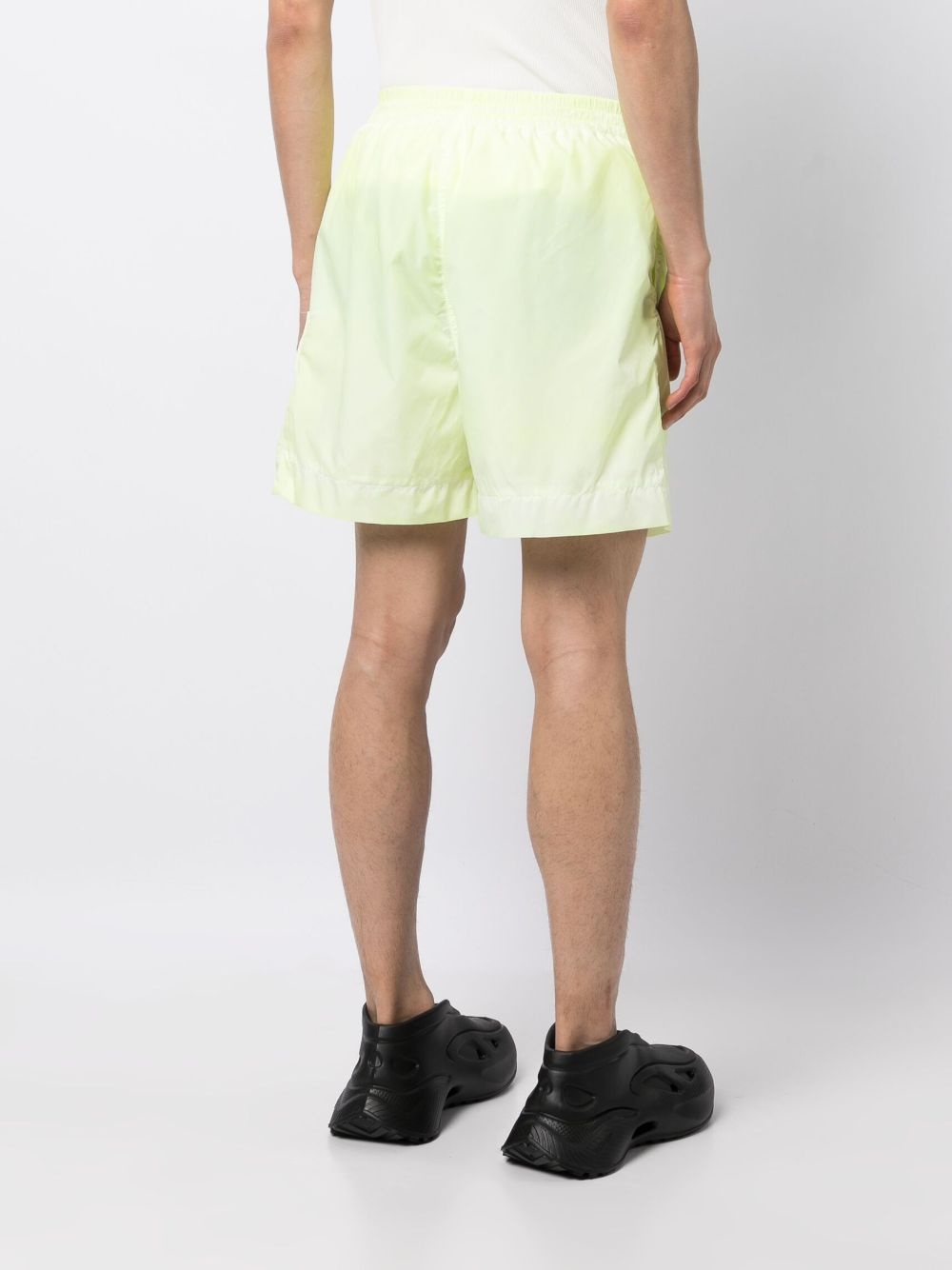 eyelet-detail straight-leg shorts - 4