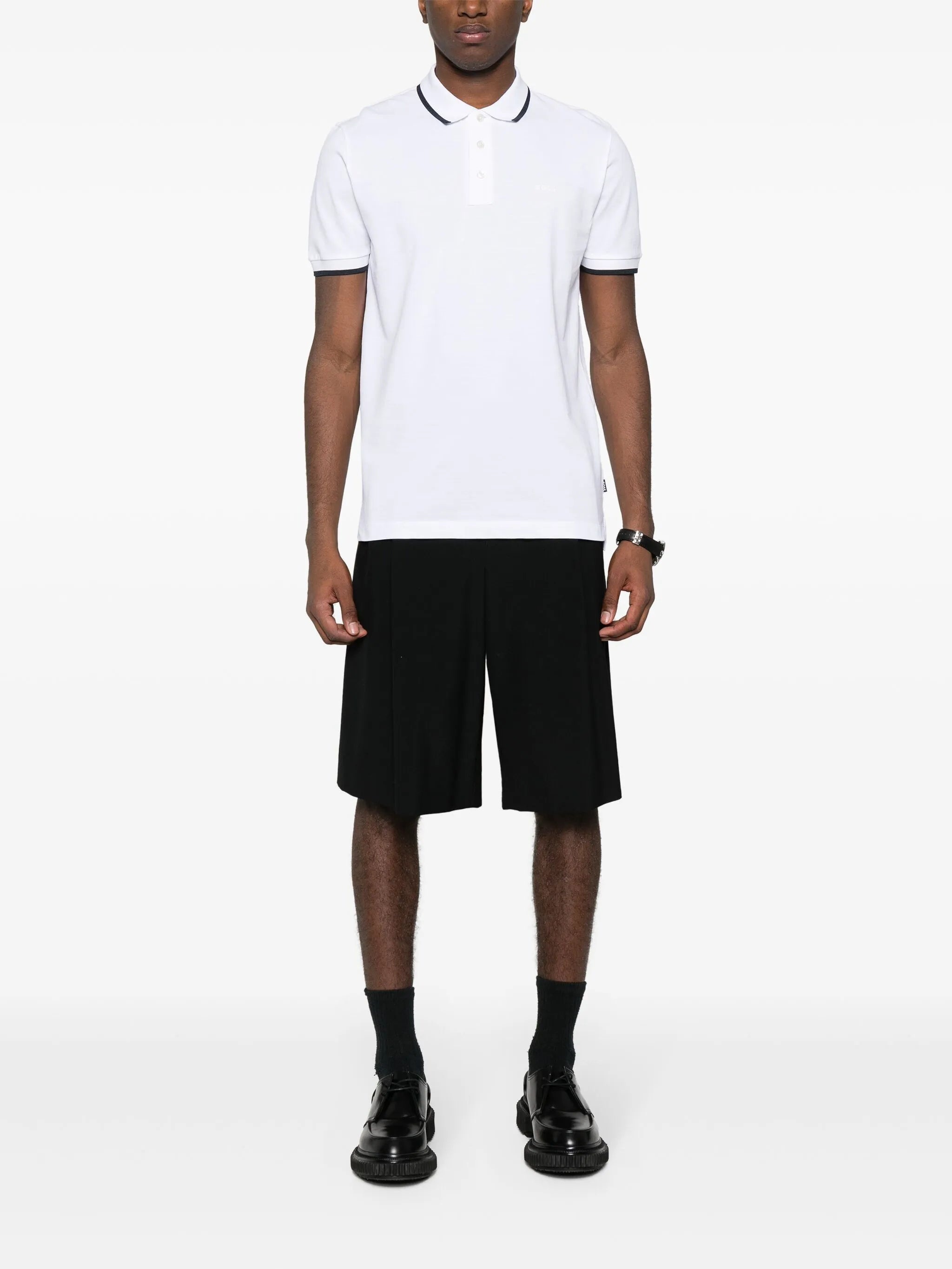 Logo-rubberised Cotton Polo Shirt - 5