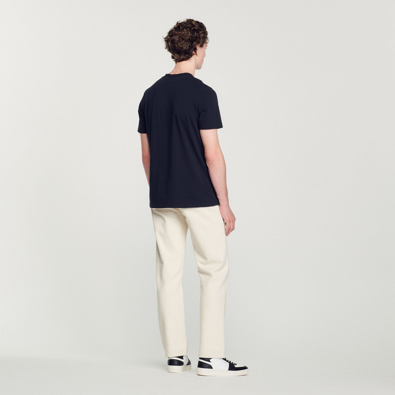 Cotton T-shirt with Dandelion embroidery 6