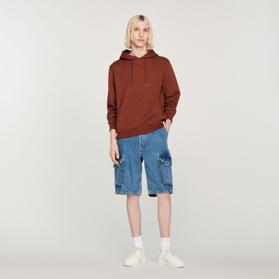 Sandro Embroidered hoodie outlook