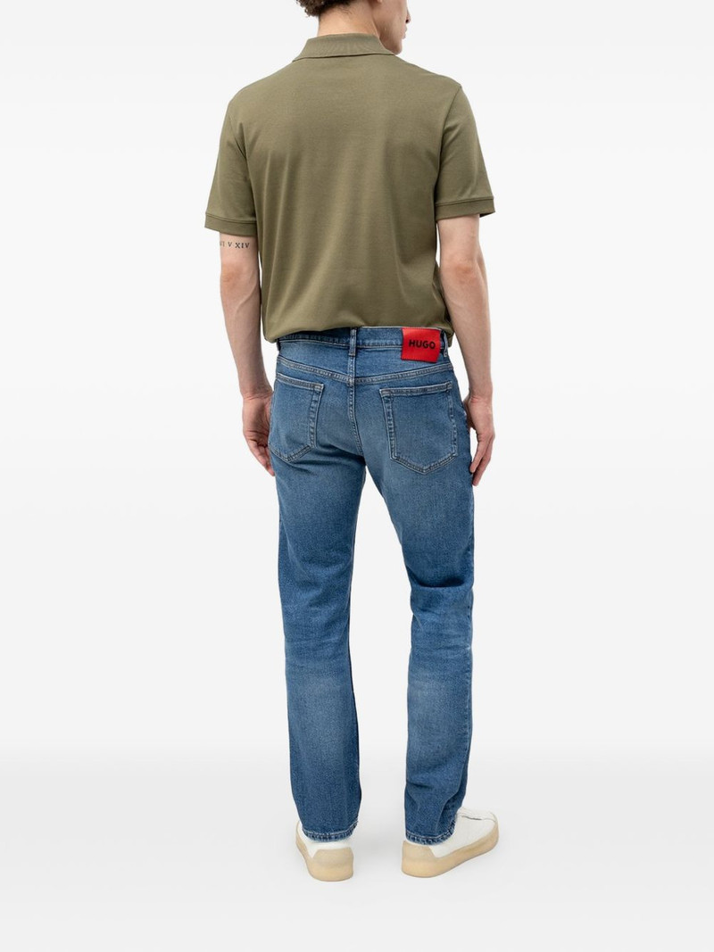HUGO logo-patch jeans outlook