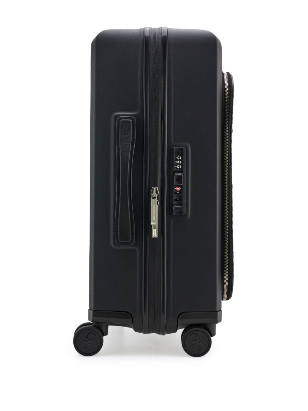 Gancini-print leather luggage - 4