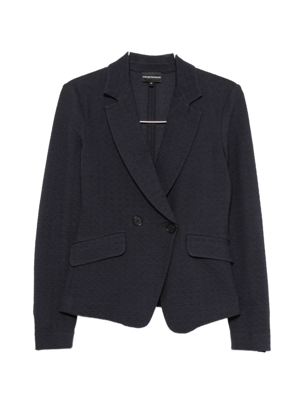 Cotton single-breasted jacket - 1