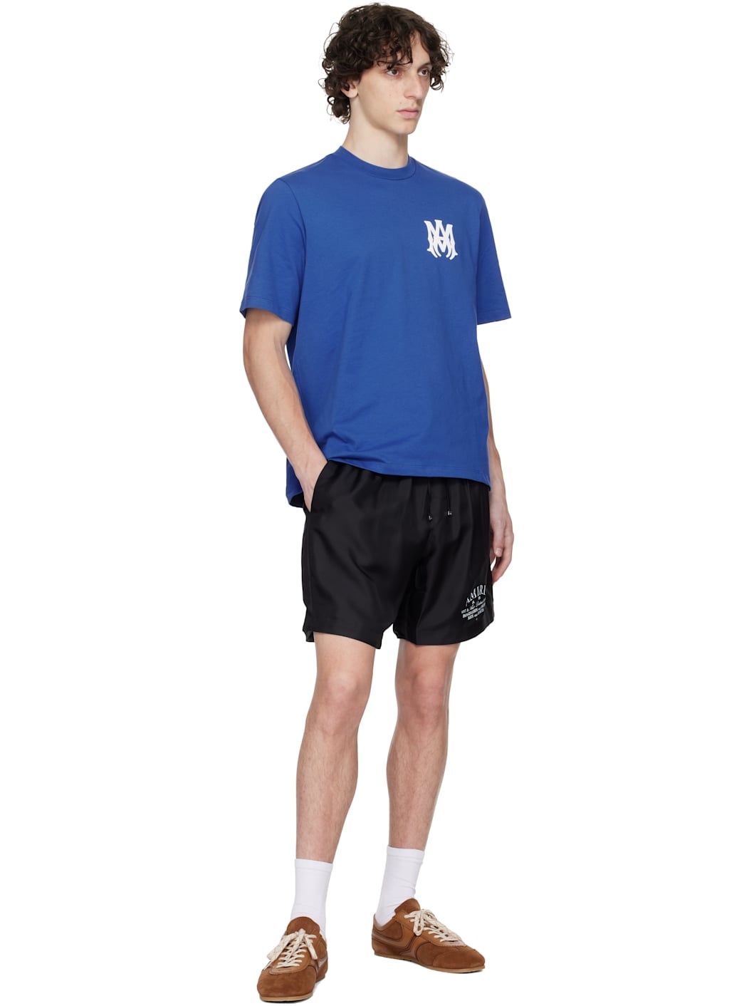 Blue MA Core Logo T-shirt - 4