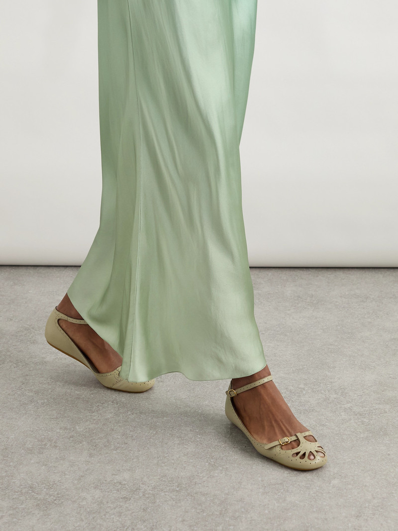 Chloé Misty Laser-cut Leather Ballet Flats outlook