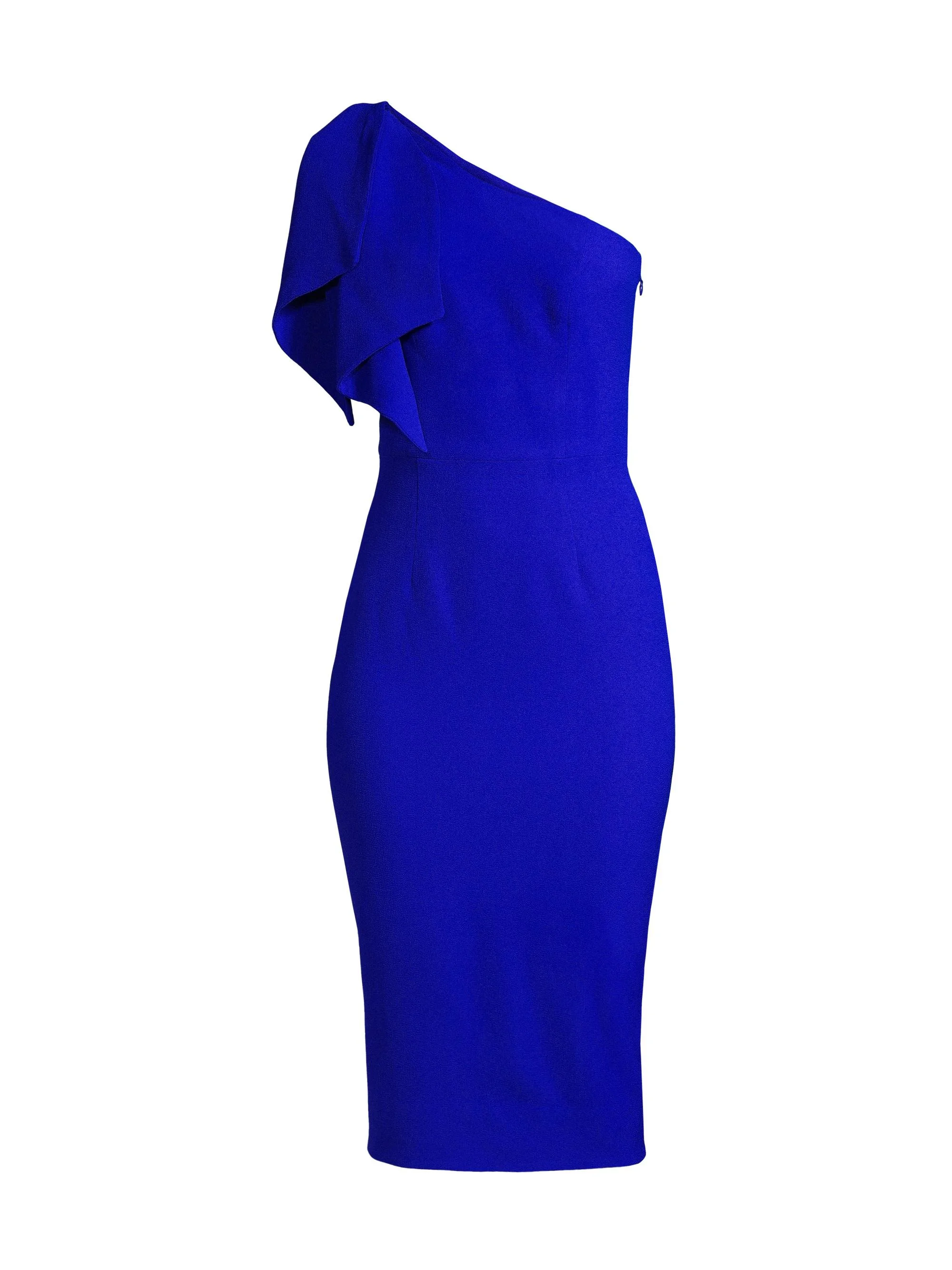 Women's Tiffany One-Shoulder Dress - Electric Blue - 1