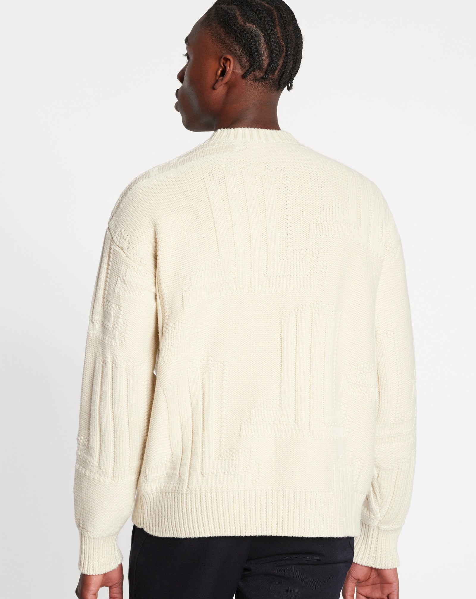 JL3D THICK ROUND NECK SWEATER - 4