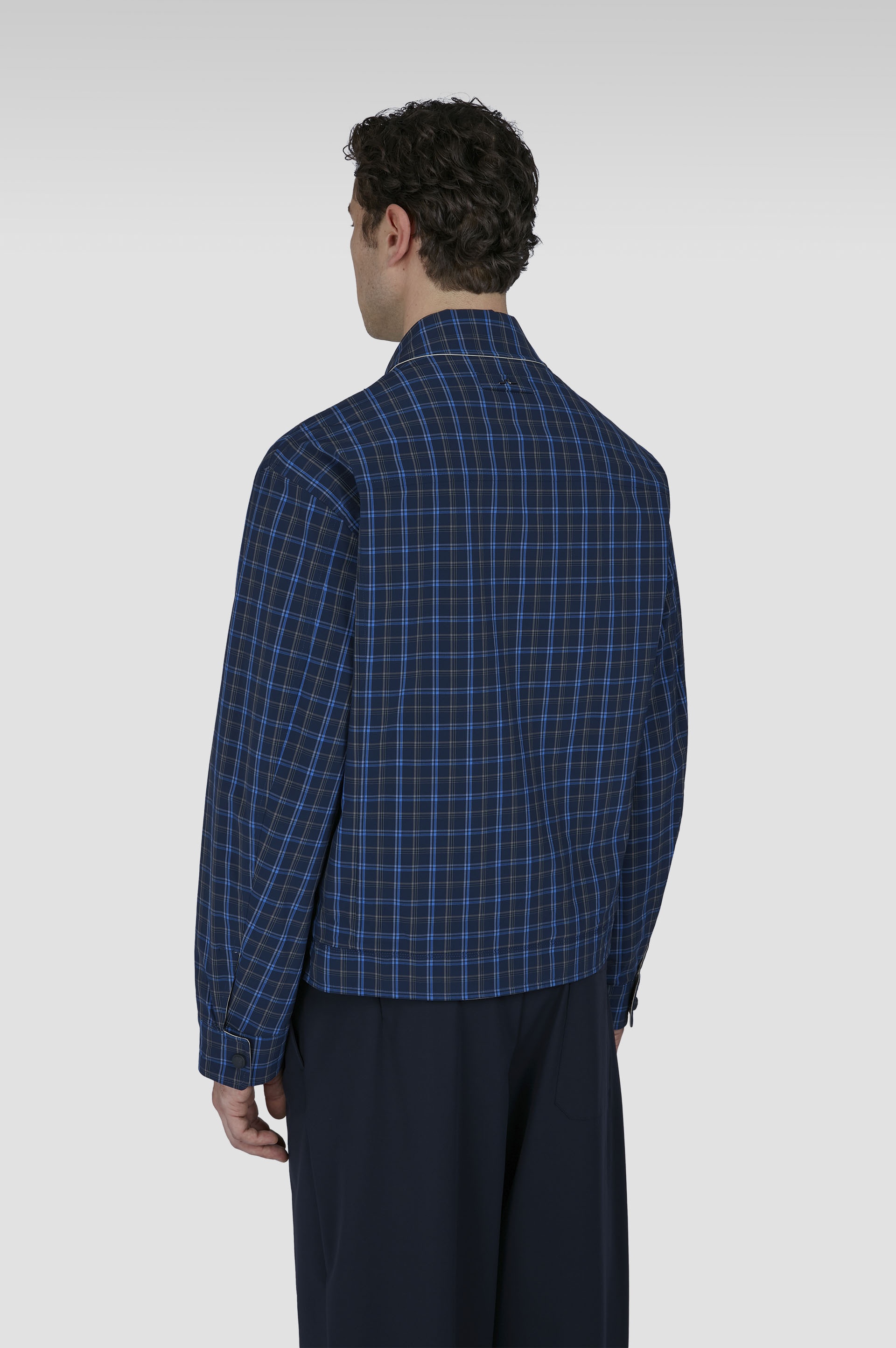 REVERSIBLE JACKET WITH PLAID PATTERN - 3