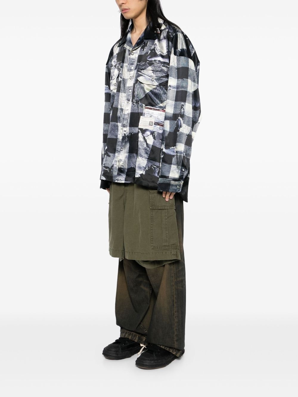 all-over graphic print shirt - 3