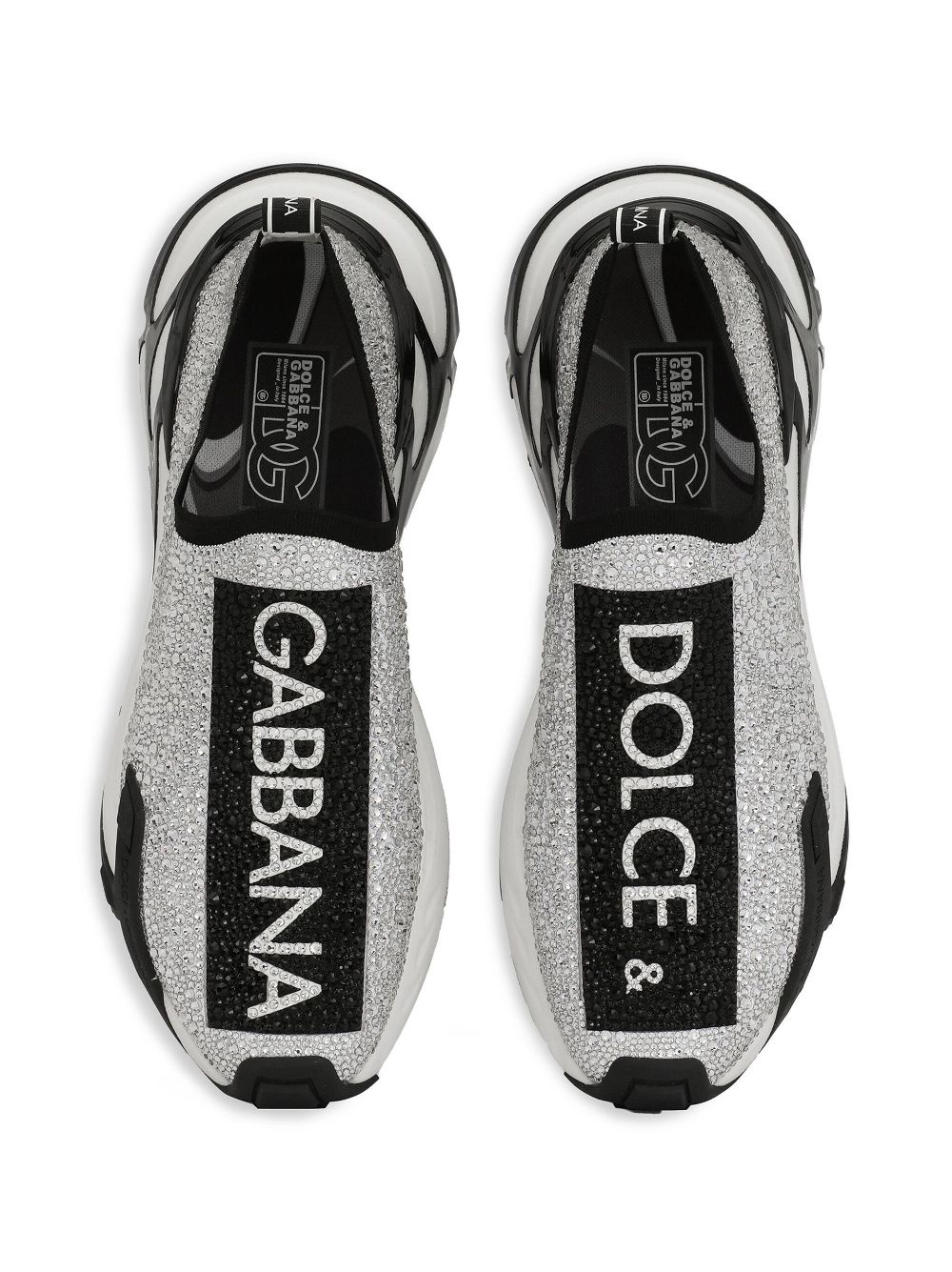 logo-print low-top sneakers - 4