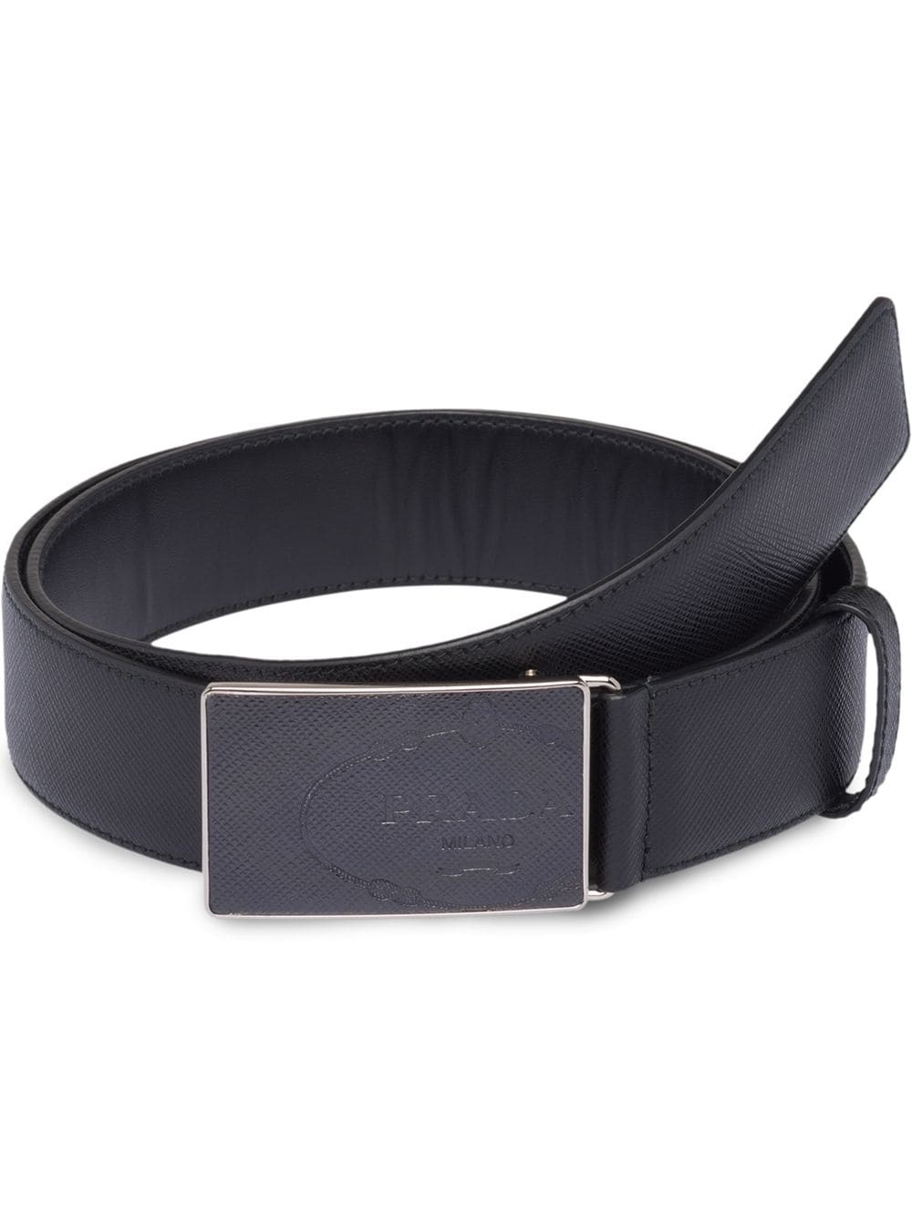 Saffiano leather belt - 1