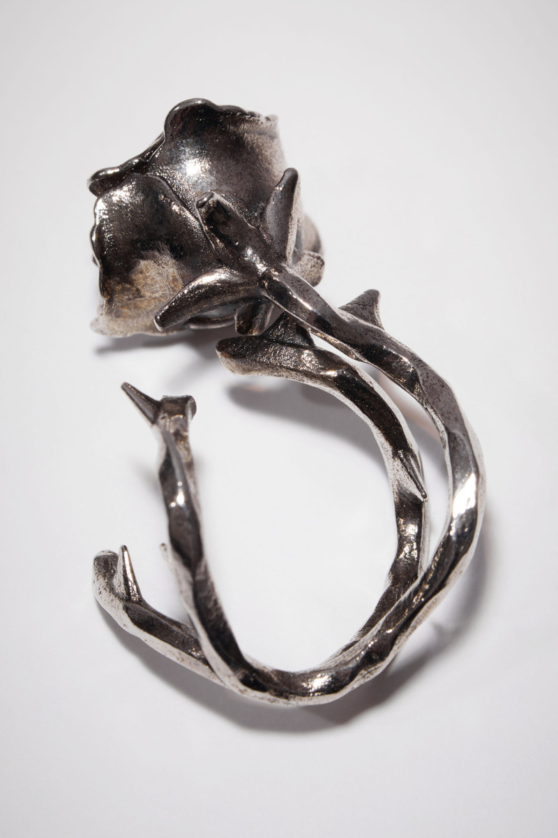 Rose ring - Antique Silver 3