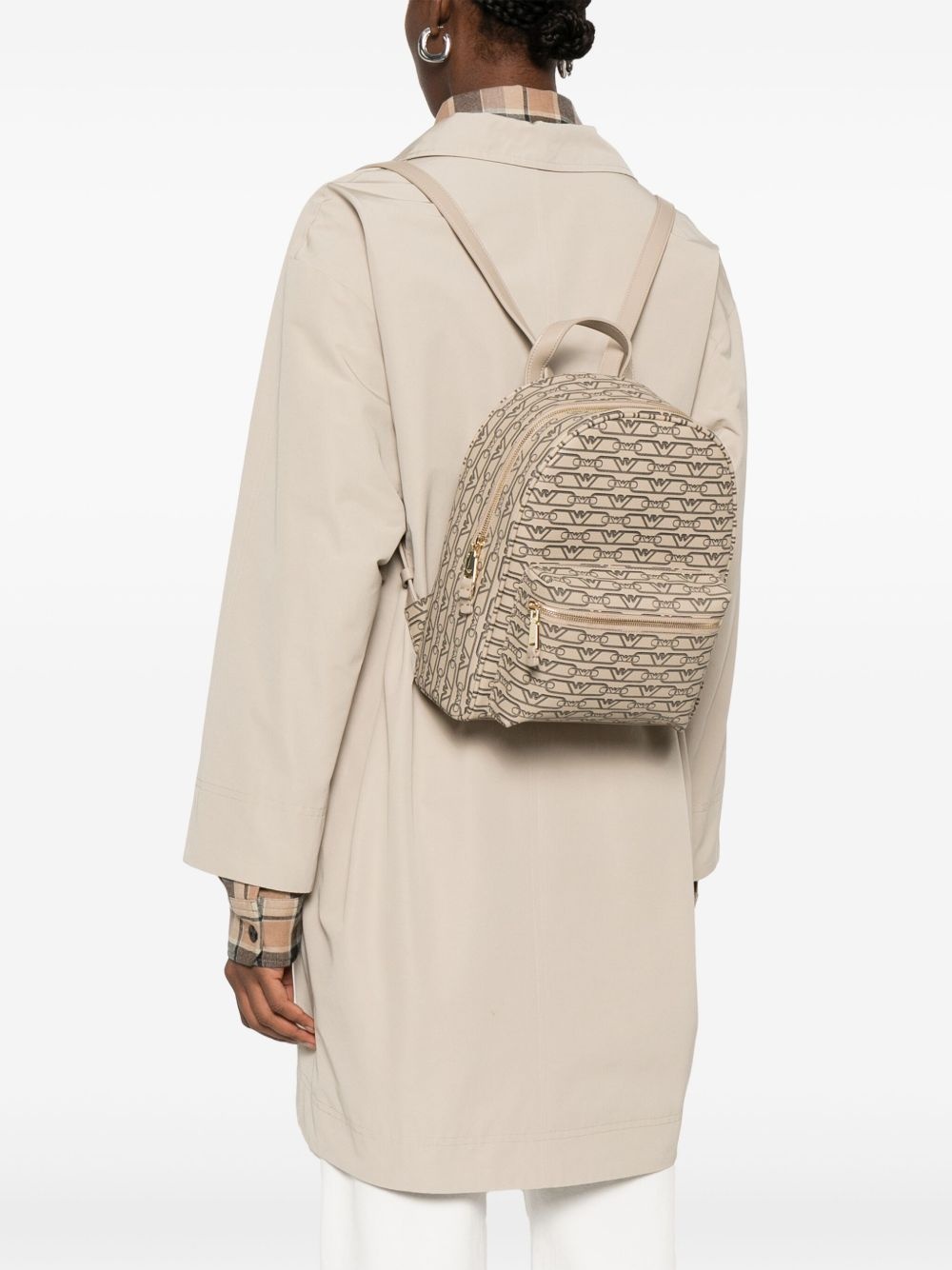 mini monogram-print backpack - 2