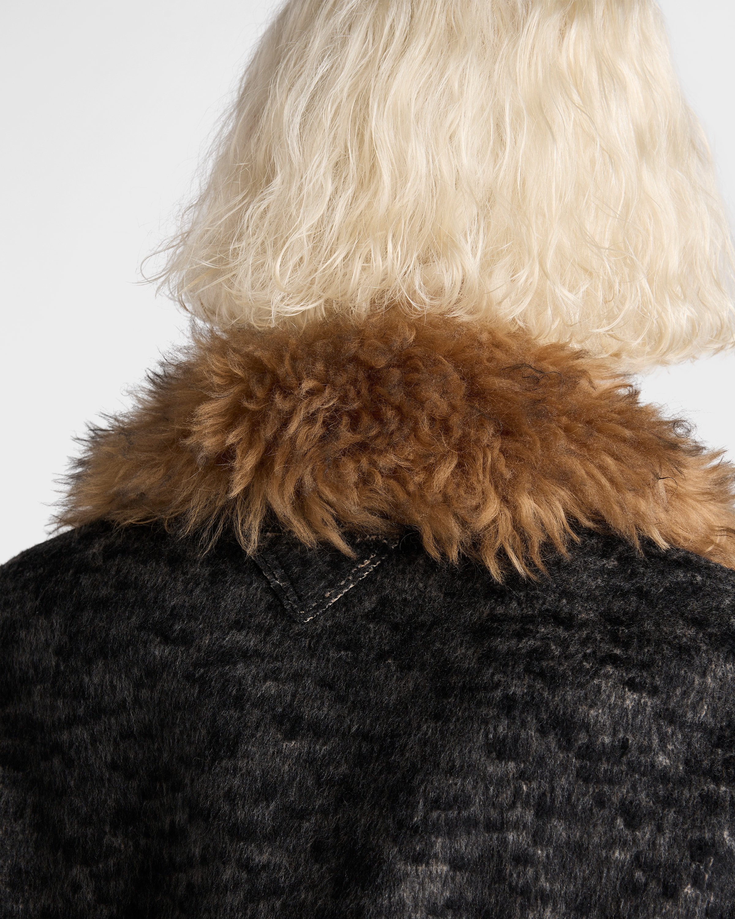 Single-breasted double tweed jacket - 4