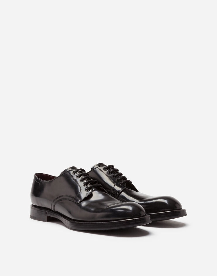 Brushed calfskin derby shoes - 2