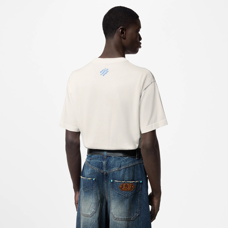 Graphic Short-Sleeved Cotton Crewneck 5