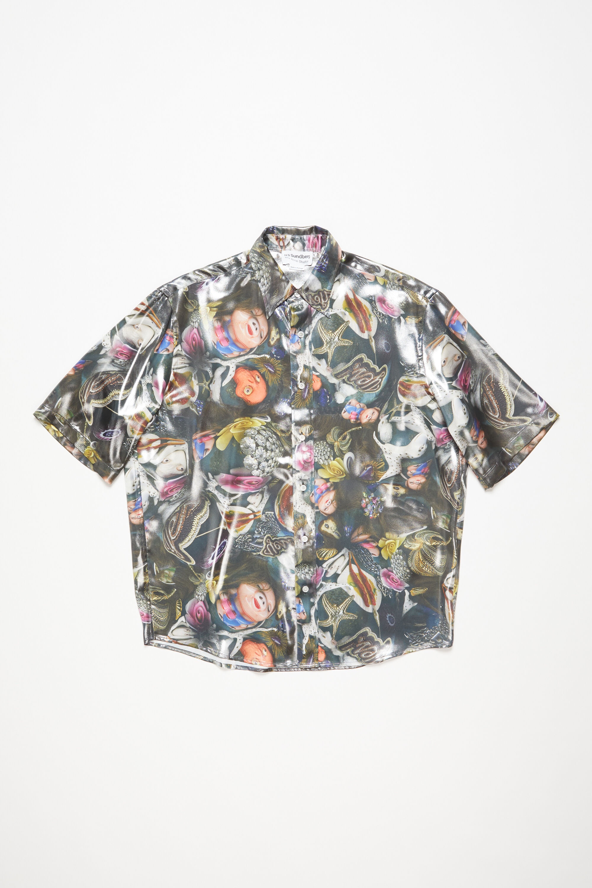 Short sleeve shirt - Black Multicolor - 1