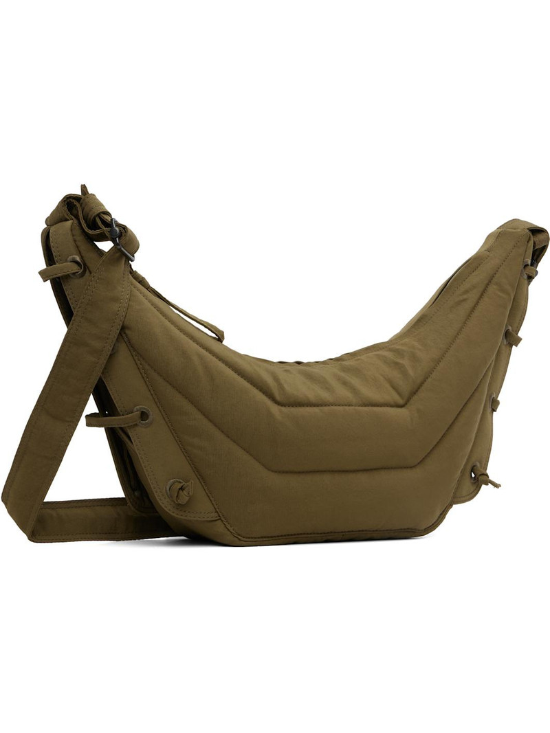 Lemaire Khaki Small Soft Game Bag outlook