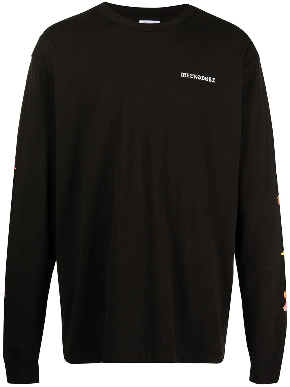 logo-print long-sleeved T-shirt - 1