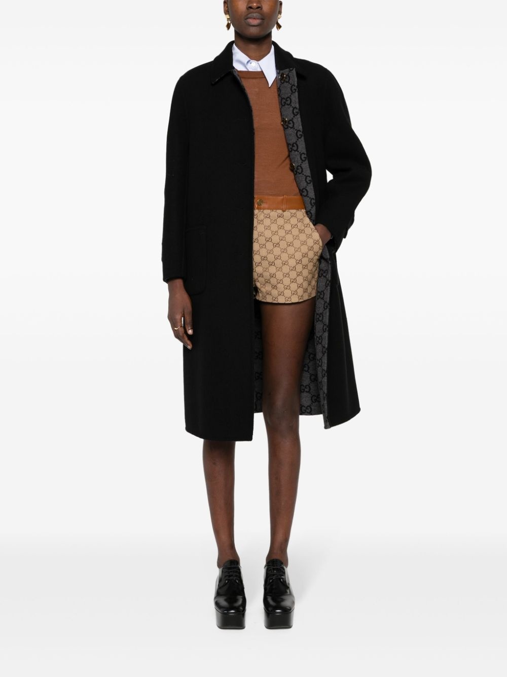 single-breasted tailored coat - 2