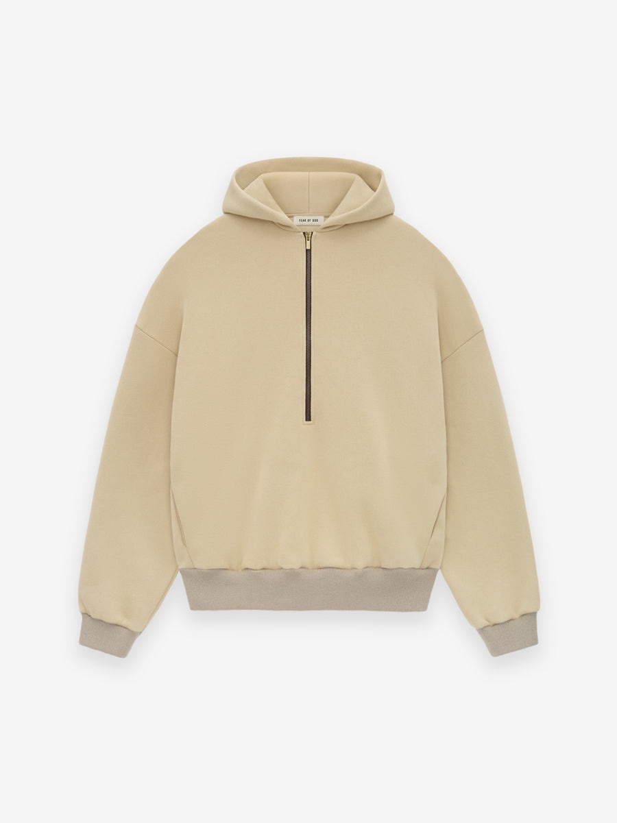 Fleece Half Zip Hoodie - 1