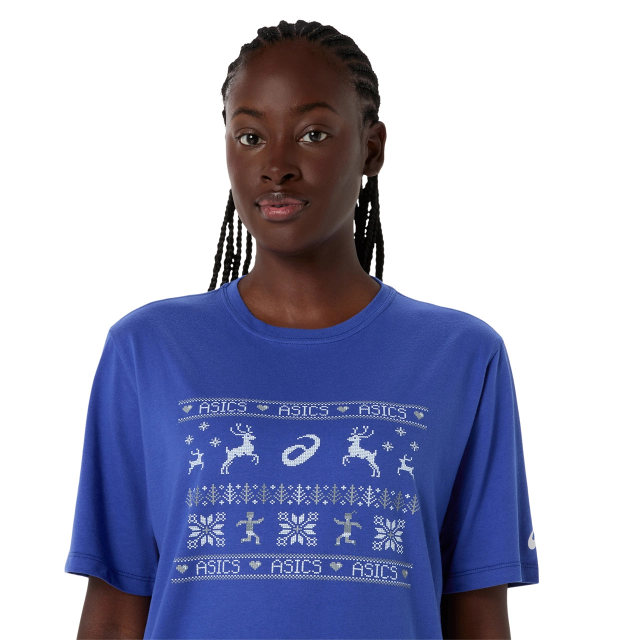 UNISEX ASICS HOLIDAY SHORT SLEEVE TEE - 4