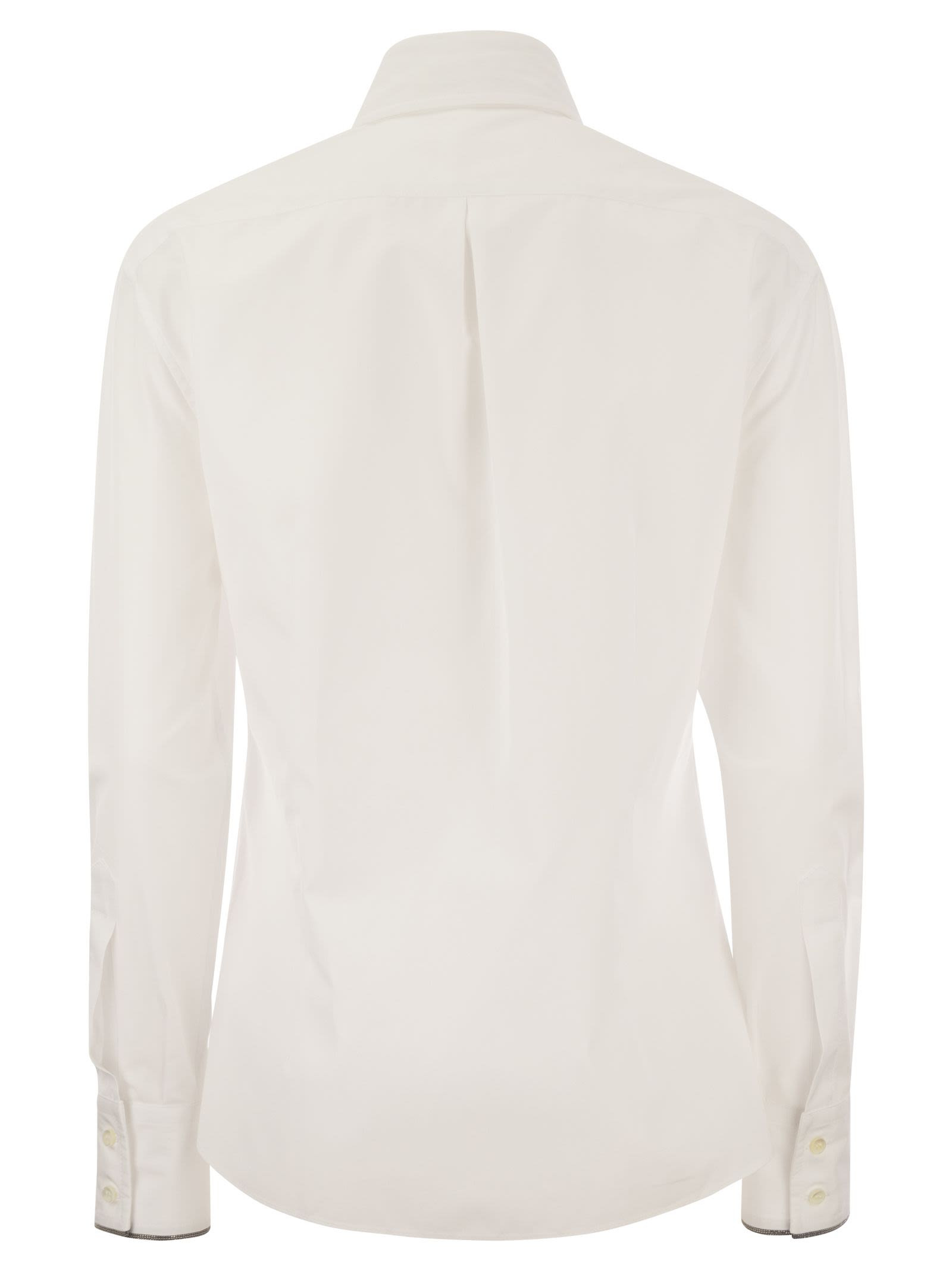 Brunello Cucinelli Women Cotton Poplin Shirt - 2