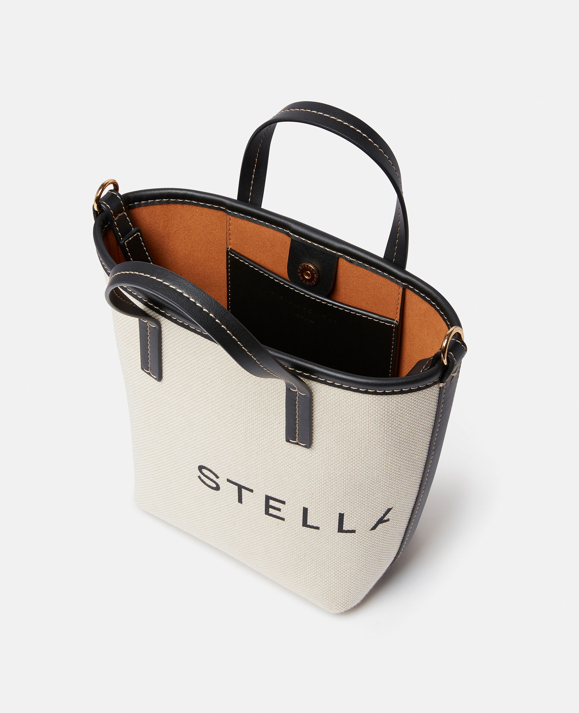 Logo Canvas Crossbody Tote Bag - 4