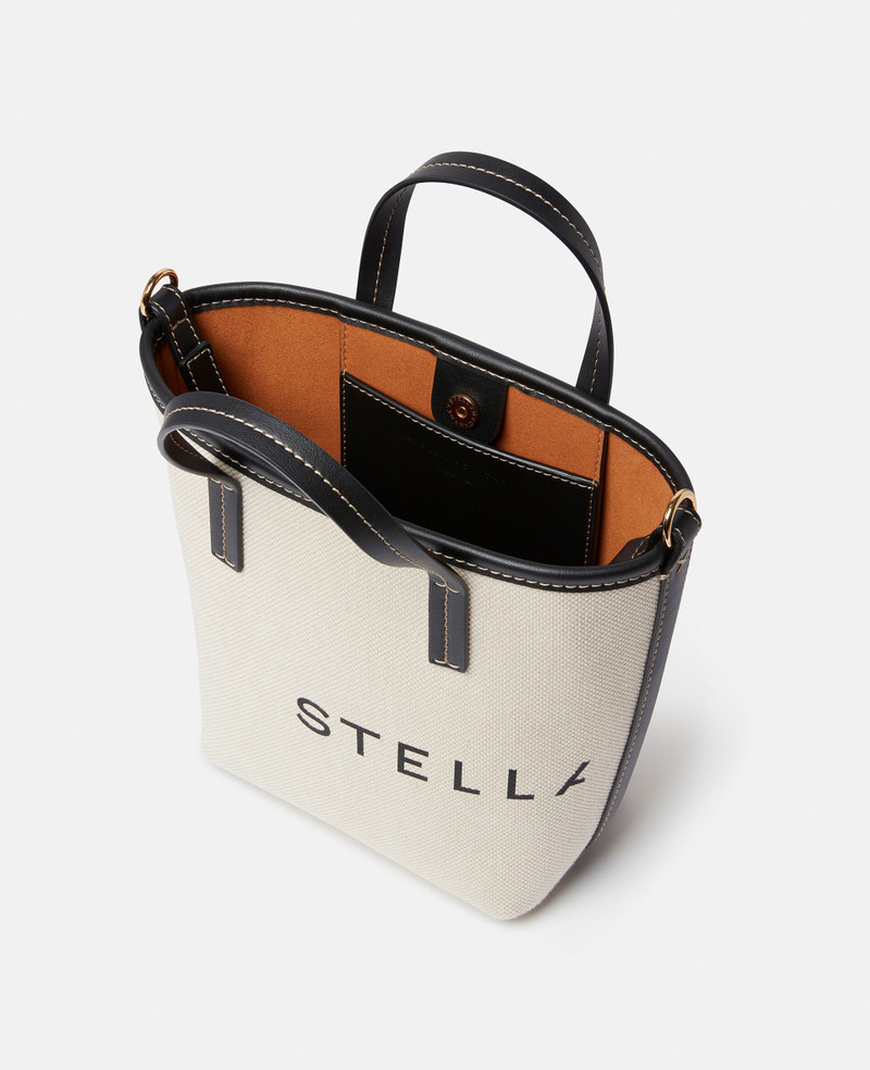 Logo Canvas Crossbody Tote Bag 4