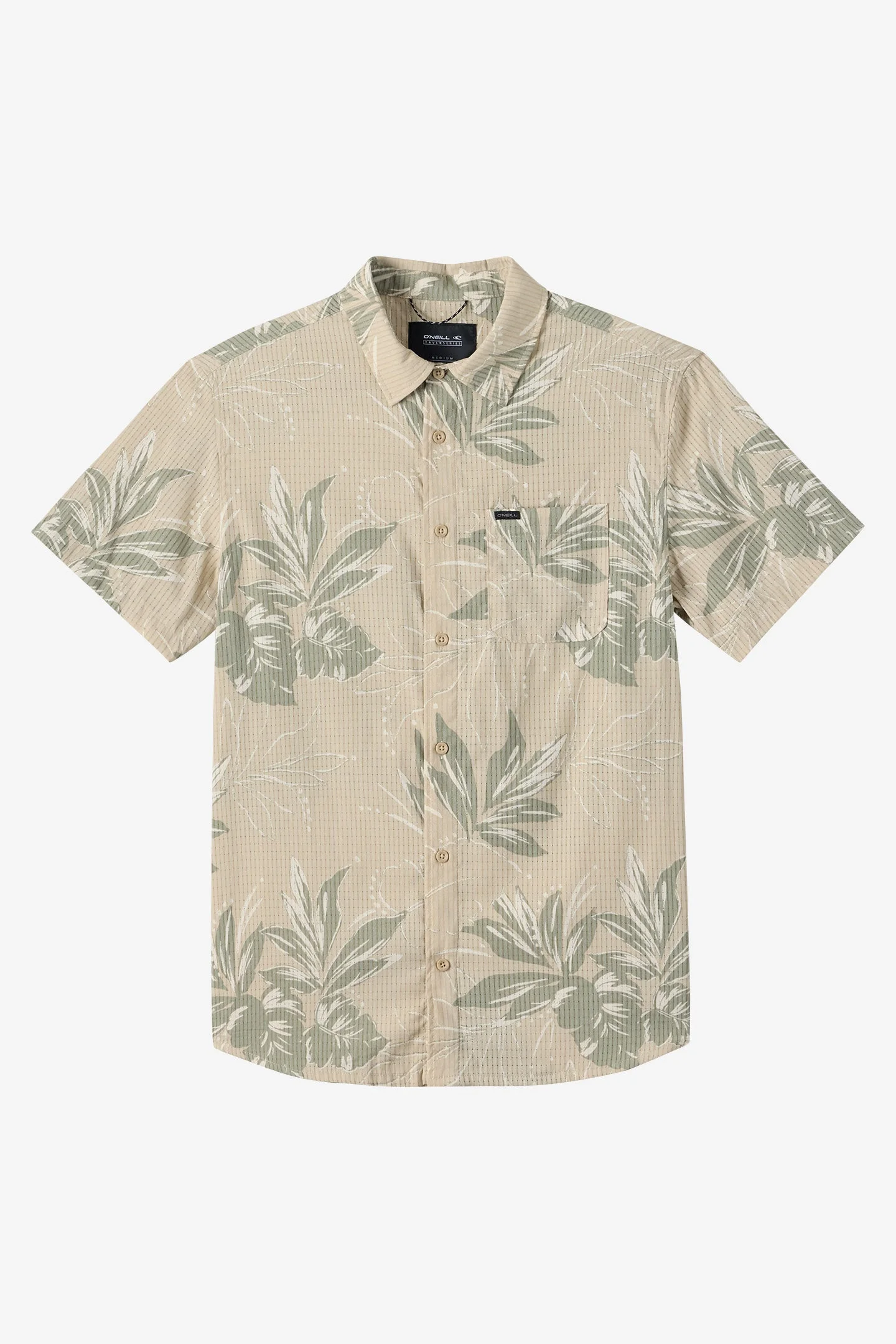 TRVLR Perforated Printed Standard Fit Shirt - 1