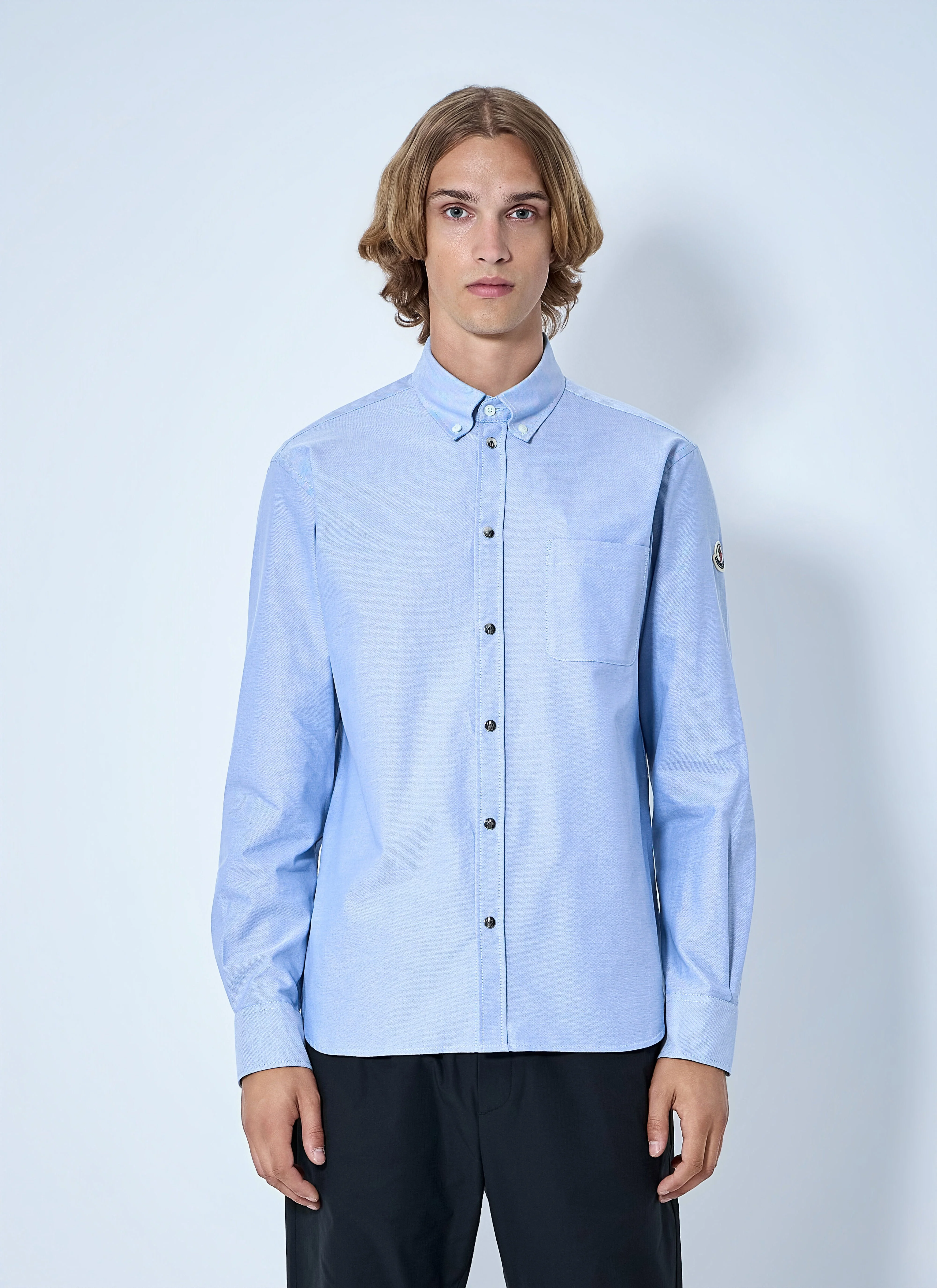 Button-Down Cotton Shirt - 1