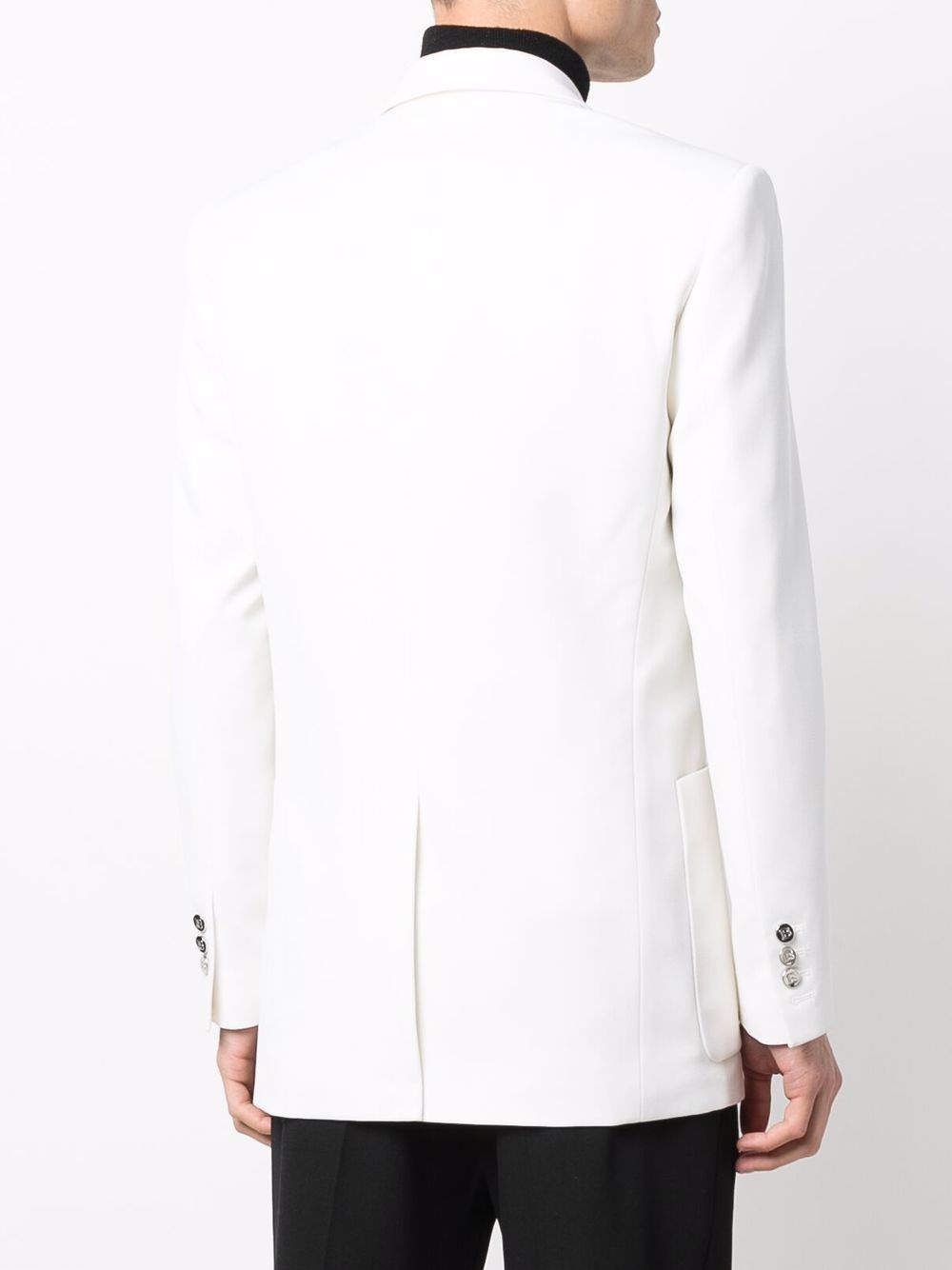 peak-lapels double-breasted blazer - 4