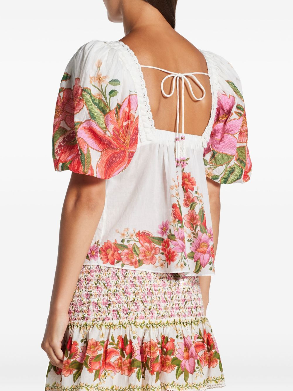 floral-print top - 3