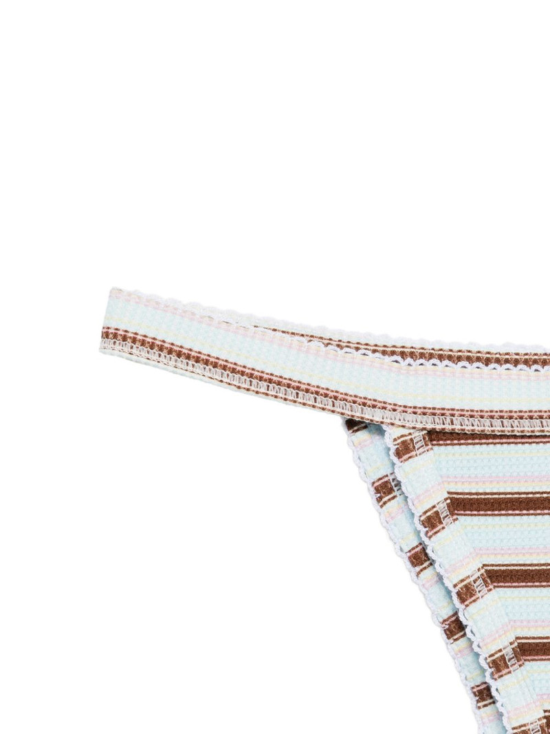 stripe-pattern bikini bottoms 3